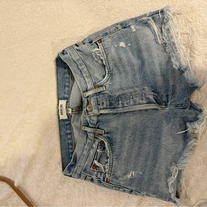Agolde Parker size 25 denim shorts